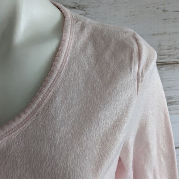 Croft & Borrow Intimates Fleece Sleep Shirt sz S - Picture 2 of 3